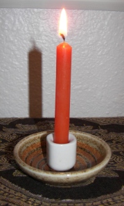 My candle to be consecrated.