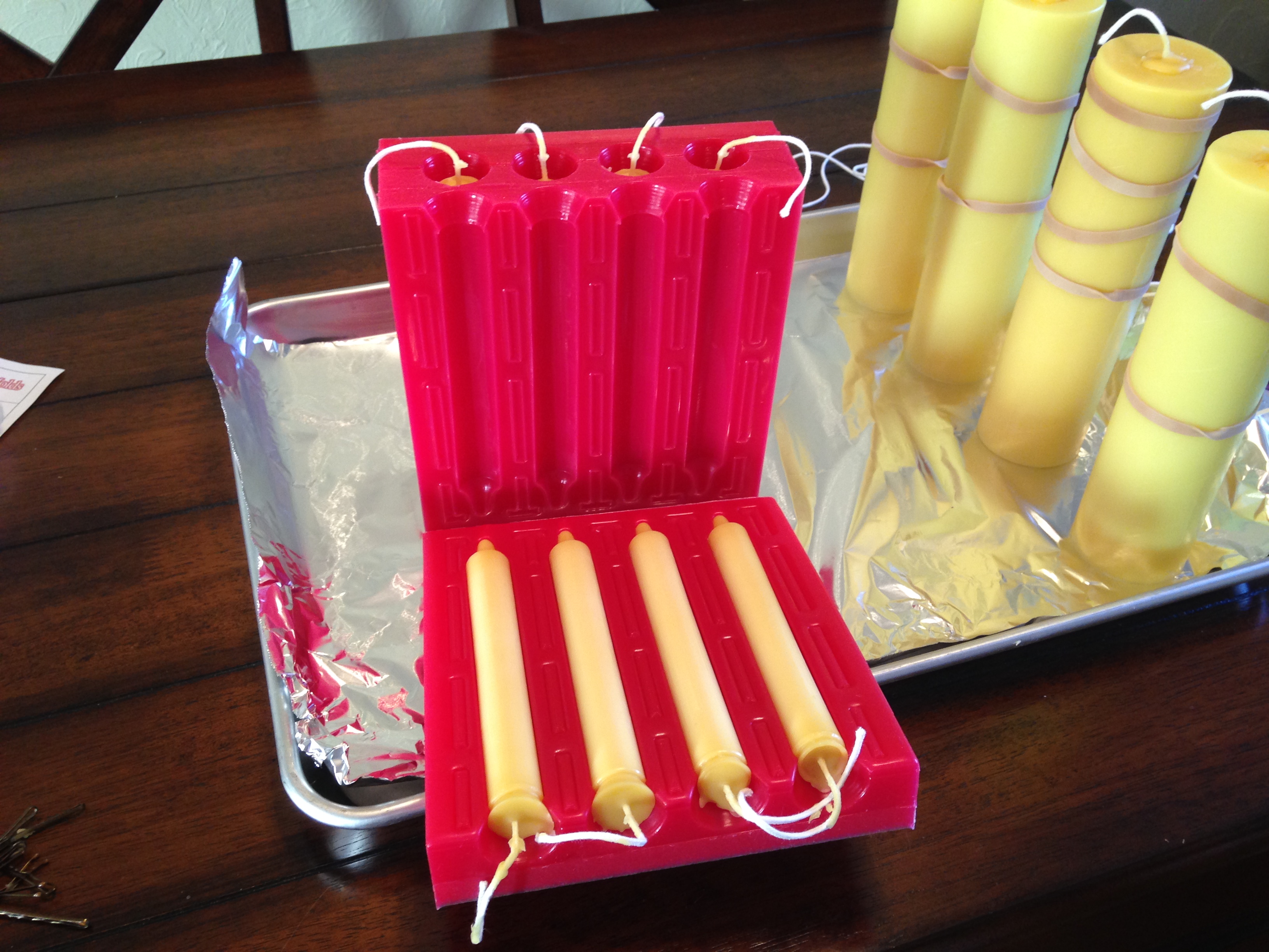 Wholesale DIY Plastic Taper Candle Molds 